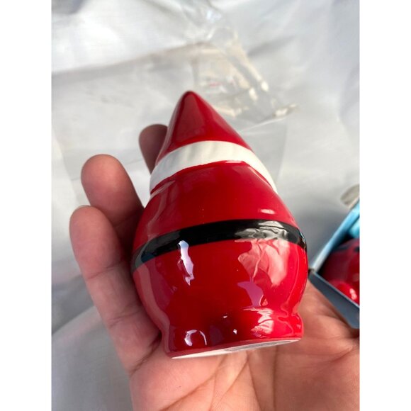 St. Nicholas Square Gnome Santa salt & pepper shaker set - new in box - Picture 3 of 5